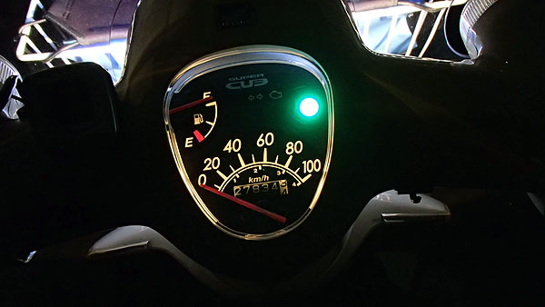 出発時のＯＤＯメーターは２７，８３４ｋｍ